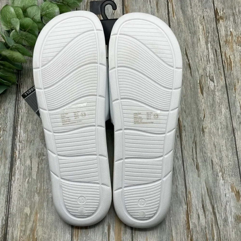 Men's Comfy Contoured Footbed Sport Slides Sandals Shoes Size 13